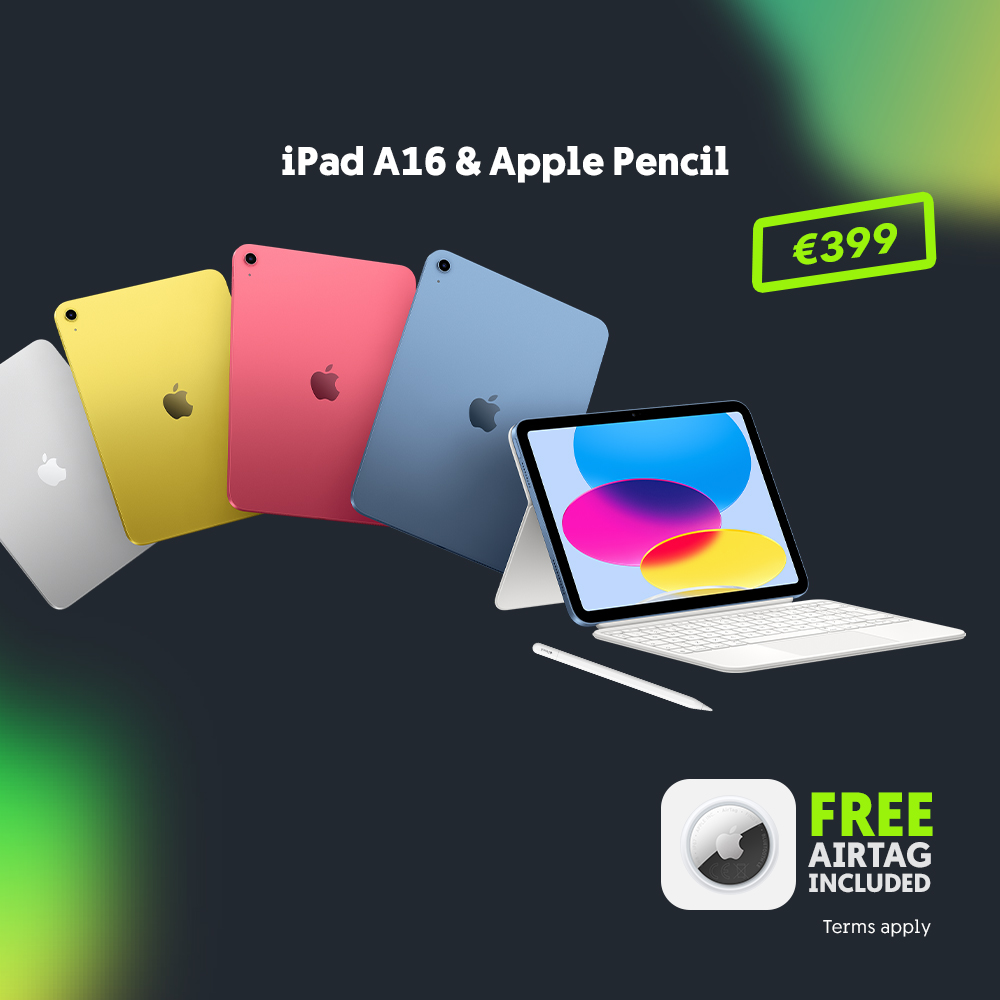 iPad A16 and Apple Pencil for €399